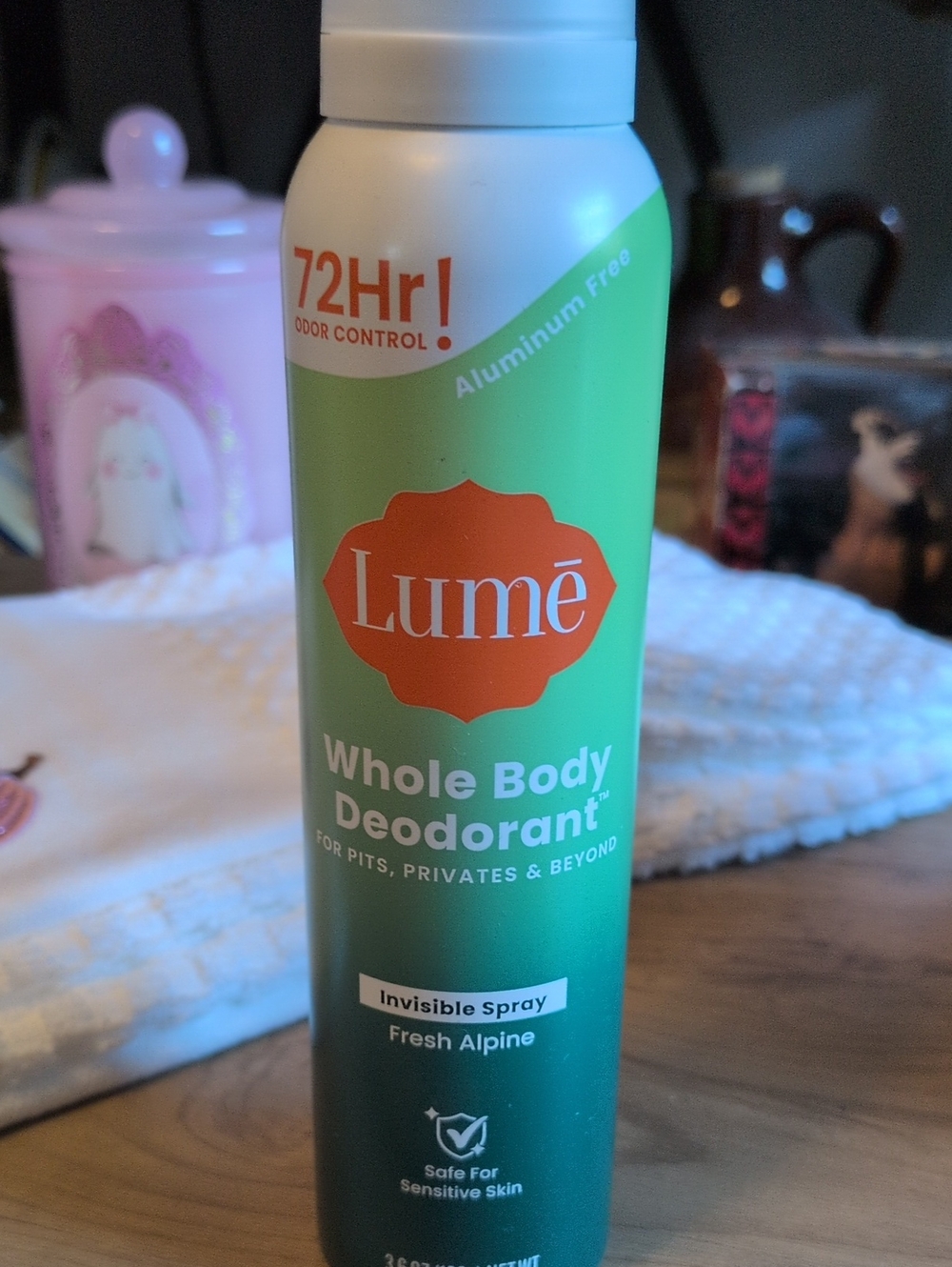 LUME 72 Hr Whole Body Deodorant Spray - Fresh Alpine